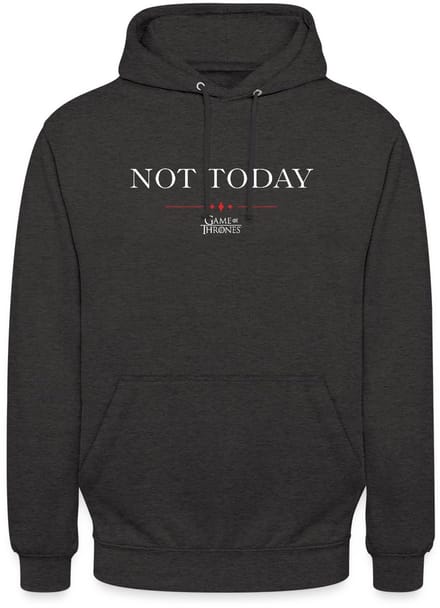 Game Of Thrones Not Today Citaat Hoodie Unisex