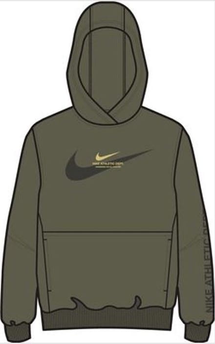 Fleece Po Trui Kinderen Medium Olive M