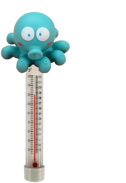 Zwembad thermometer - Bad temperatuurmeter - Water temperatuur meten - Drijvend waterdicht ontwerp - 21 cm - Blauw