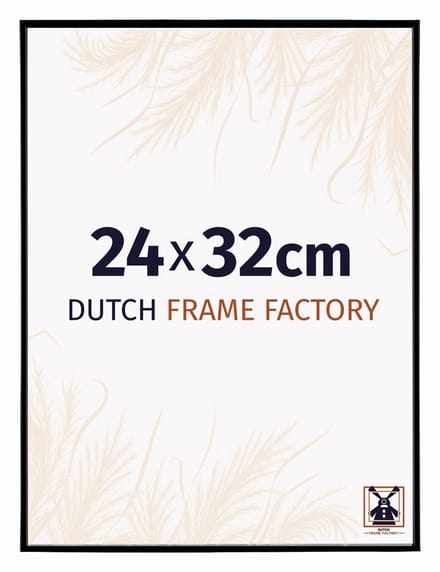 Fotolijst 24x32 cm - Kunststof - Zwart Mat - Easy
