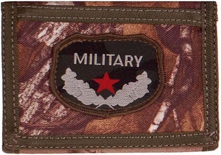 Portemonnee Camo/Bush met embleem Military