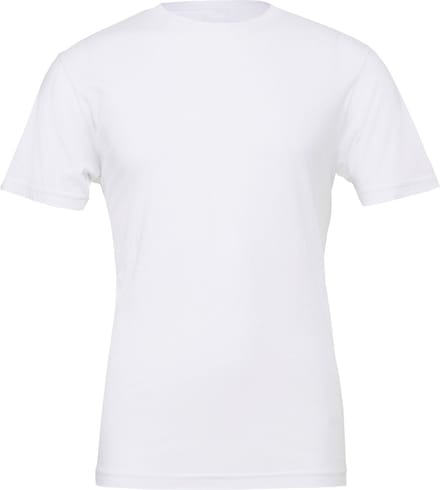 Bella+Canvas Unisex Jersey Short Sleeve Tee CV3001 - White - M