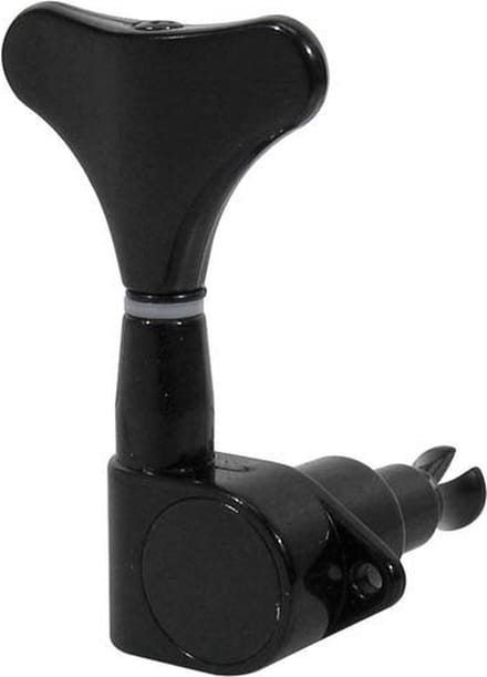 Boston 92-BL machine heads for bass guitar, die cast, 4x left, black