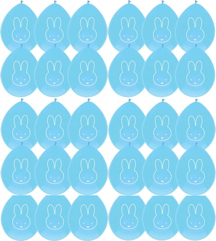 30 x Ballonnen Nijntje Blauw - Jongen