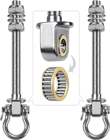 Swing Haken Hangmat Plafond - Heavy Duty Ophangset Bevestigingsset Haken