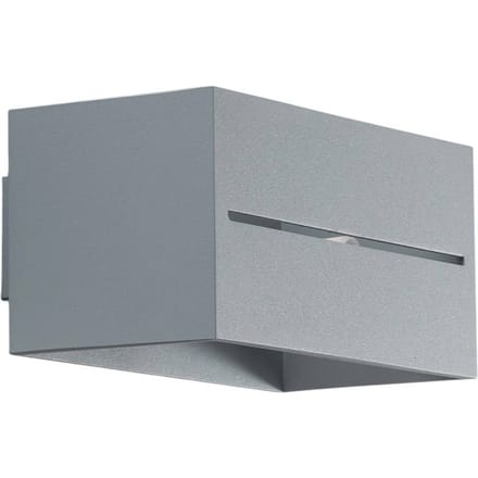 Euluna Aceline wandlamp, uplight en downlight grijs