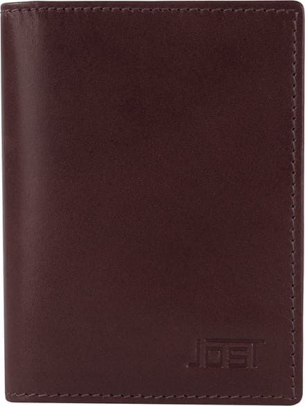 Jost Skagen Portemonnee Leer 7 cm - Jongens - Horizontaal - rotbraun