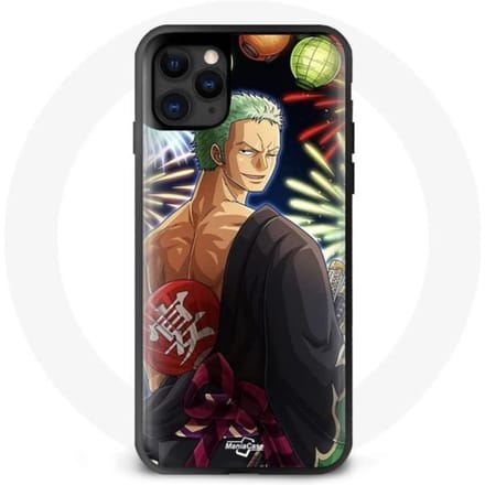 Coque - Maniacase - Iphone 12 Pro - One Piece Joyeux Noël - Protection Souple - Design Unique noir