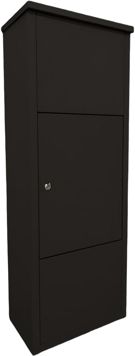 Pakketbrievenbus - 105x38x23 cm - staand - zwart