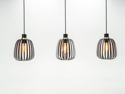EGLO Pocicas Hanglamp - E27 - 106 cm - Zwart|Goud