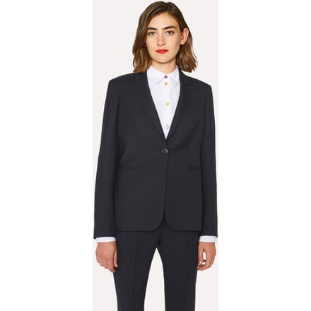 Paul Smith Womens Jacket Very Dark Navy Größe: 42 | Blazer Outlet | Damen | Blau