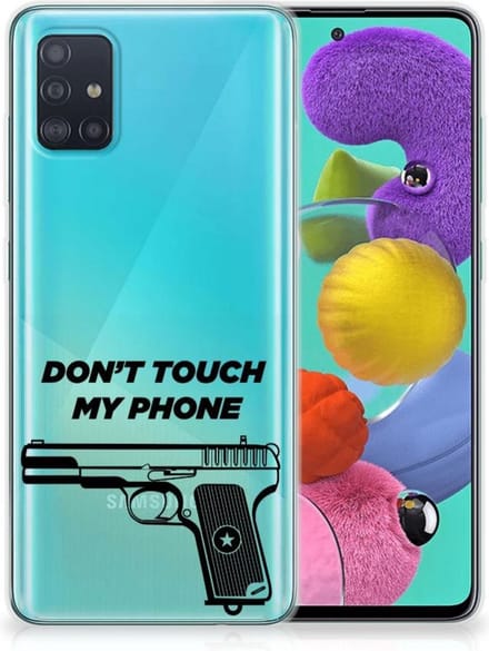 Samsung Galaxy A51 Silicone-hoesje Pistol DTMP