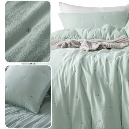 Decoratieve kussensloop Dotta 45x45 cm, groen, met rits