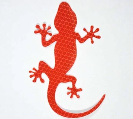 Auto Reflecterende Sticker , Waarschuwing Tape, Reflecterende Strips, Veiligheid Mark, krokodil - rood