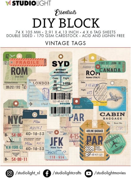 Studio Light DIY Block mini Essentials nr.03 SL-ES-MC03 A7 (05-23)