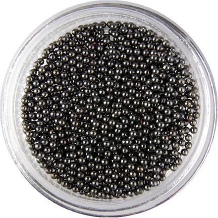 DRM Nageldecoratie Kaviaar Zwart 1mm #4
