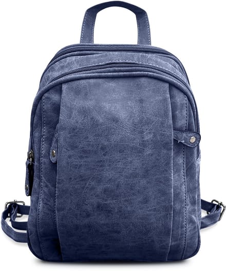 THL Design - Dames Rugzak - Kleine Rugtas - Donkerblauw
