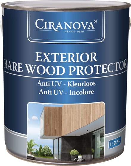 Ciranova Exterior Bare Wood Protector - 2,5 liter - Kleurloos - Houtbeschermer