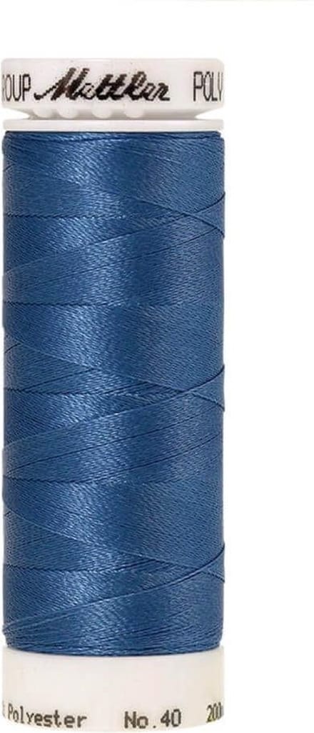 AMANN POLYSHEEN NAAI-BORDUURGAREN, COL-3810 BLAUW, 200M, PER STUK.