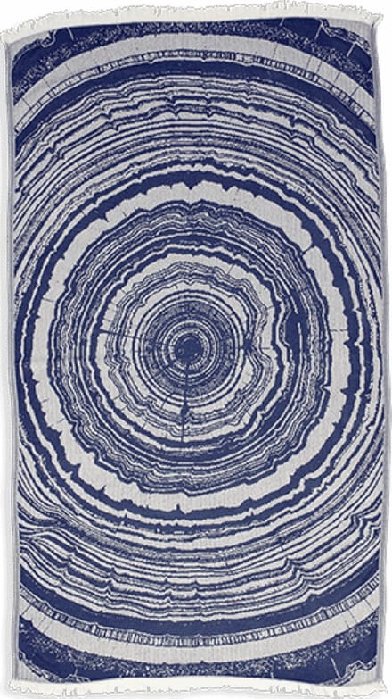 Kayori - Nobu - Hamamdoek - 100x180 - Bamboe - Navy