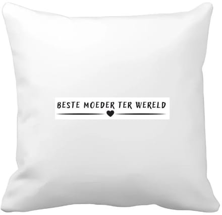 Akyol - beste moeder ver Kussen hoes - Moeder - mama - moederdag - 40 bij 40 cm