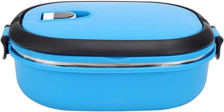 Lunchbox RVS - Voedselcontainer - Picknick Outdoor - Draagbaar Ontwerp - 900ml Capaciteit - Blauw
