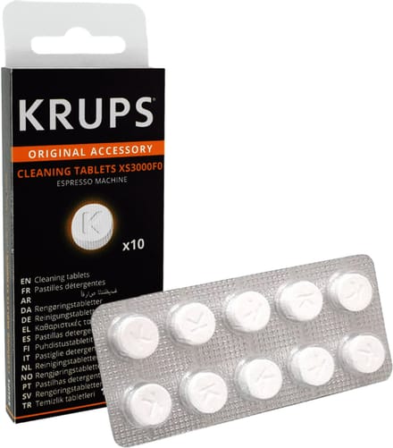 3x Krups Reinigingstabletten (10st.) XS3000