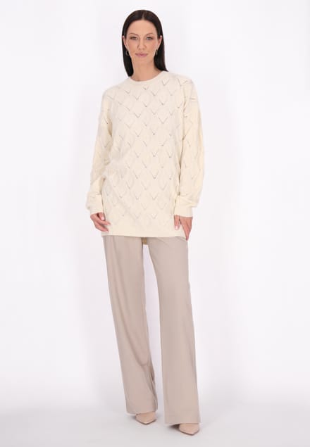 usha Jumper Dames wolwit