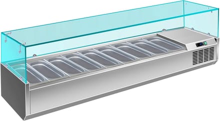SARO Opzet koelvitrine - 1/3 GN Model VRX 2000 /380