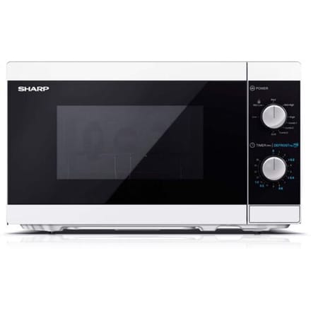 Sharp Vrijstaande magnetron YC-MG01E-W met grill 800W Wit