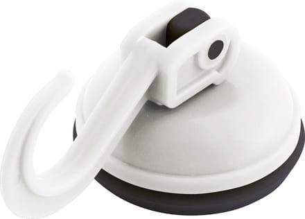 Eurotrail Zuignap met haak - tot 2kg - 2 stuks - Wit