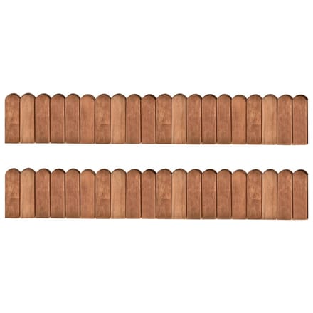 vidaXL - Gazonranden - 2 - st - 120 - cm - geïmpregneerd - grenenhout