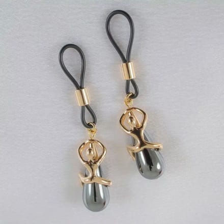 Sylvie Monthulé | Gouden Tepelklem en Sieraad | Hematite