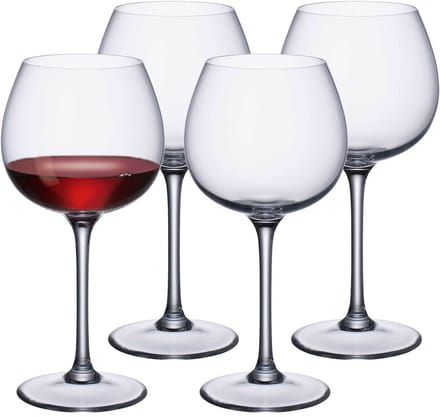 Villeroy & Boch - Purismo Wine Rode wijnglas vol & fluweel set 4