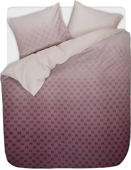 Esprit Dekbedovertrek Nouni - Tweepersoons - 200x200/220 cm - Bordeaux