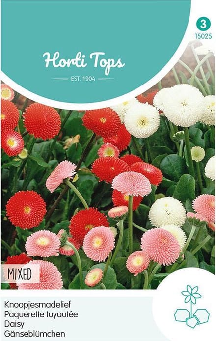 Hortitops Madelief Bloemzaad - Pomponette - Gemengd