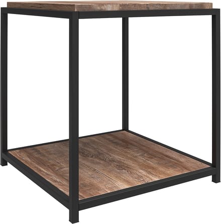 Quincy-Endtable - Eiken/Zwart Metaal