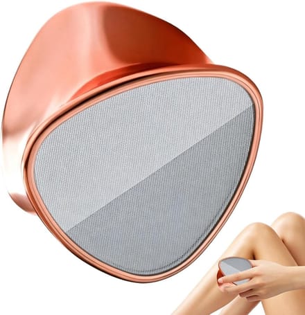 Haarverwijderaar Voeten - Eeltverwijderaar Huid - Gladde Huid - Dubbelzijdig Nano Glas - Compact Formaat - Grijs