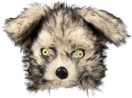 Boland - Pluchen masker Wolf - Volwassenen - Weerwolf - Halloween - Horror
