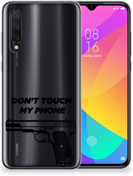 Xiaomi Mi 9 Lite Silicone-hoesje Pistol DTMP