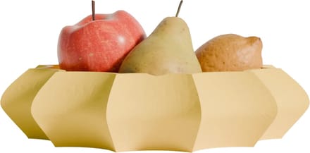 Fiastra® Manarola - fruitschaal - geel - 35 cm