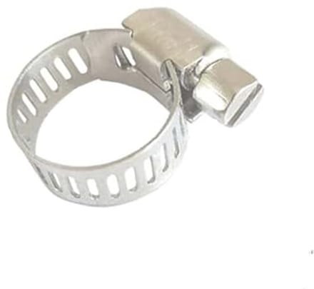 Verstelbare RVS Slangklemmen 21-38mm - Set van 10 Stuks