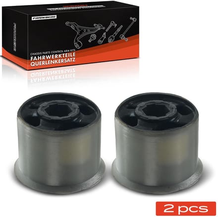 Frankberg 2x rubberbus draagarm vooras voor VW Caddy EOS Fox Golf Polo
