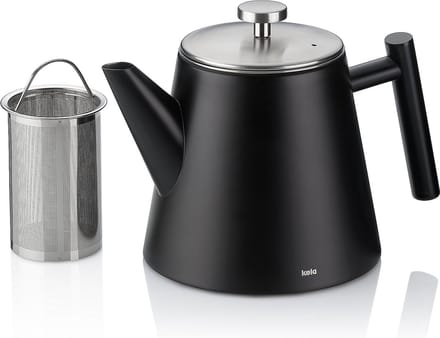 Kela Keuken - Modena Theepot - Kunststof - Zwart