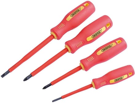 Schroevendraaier Set - Gereedschap Set - Veilig Werken - VDE Goedgekeurd - 4 Delig