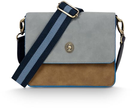 Pip Studio - Fenna - Schoudertas - Blauw - PU - 19x6x16cm