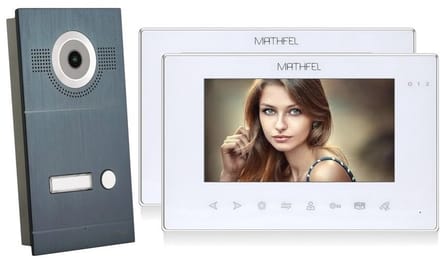 Video Deurintercom met Visuele Monitor en Groothoekcamera 170°