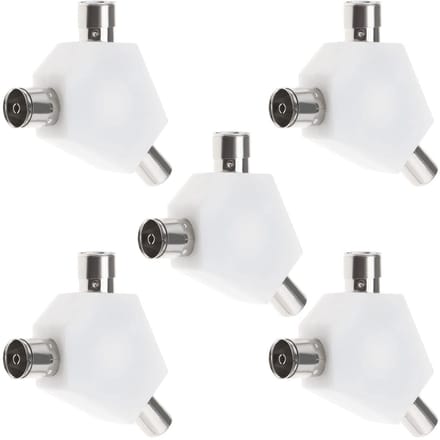 Dailygoody - Tv Antenne - Coaxiale Connectoren - 5 Stuks - 9,5 mm