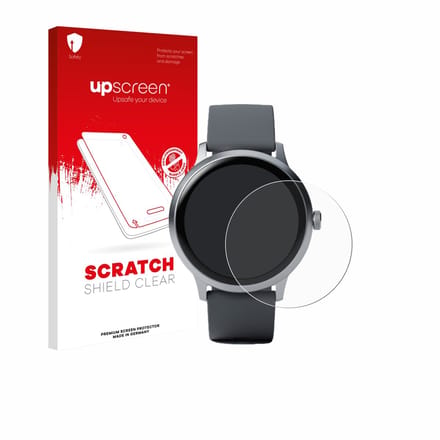 upscreen - Screenprotector voor Pebble Round 2 - Folie Beschermfolie transparant