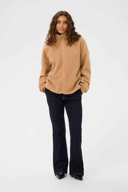 Damesfleece met rits CULTURE Tally Teddy